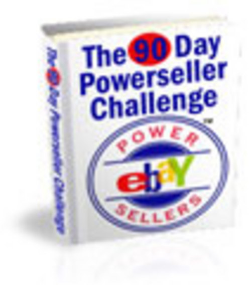 Product picture The 90 Day Powerseller Challenge..... eBay community