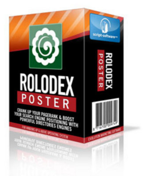 Product picture Rolodex Poster Directory Submission Software